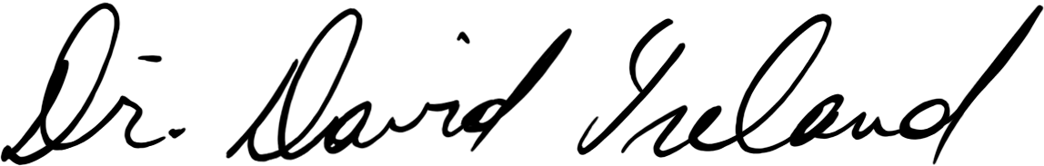 Dr. David D. Ireland signature