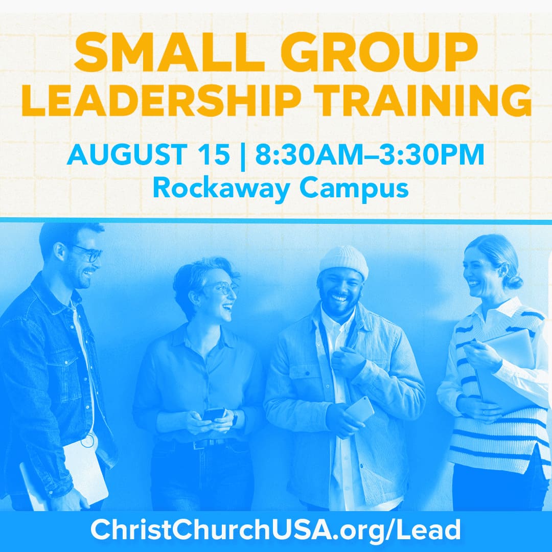 Small Groups Leadership Training